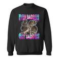 Raccoon Meme Funny Sweatshirt - Even Baddies Get Saddies - Unisex