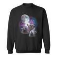 Raccoon Sweatshirt - Whimsical Night Scene | Unisex Cozy Fit