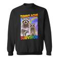 Raccoon Tummy Ache Survivor | Small Sweatshirt | Casual Comfort