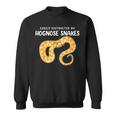 Reptile Lover Easily Distracted By Hognose Snakes Sweatshirt