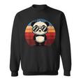 Retro Panda In Sunglasses BBQ Pool Party Panda Sweatshirt