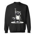Retro Raccoon Rock Music Men Kids Women Raccoon Sweatshirt