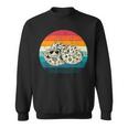 Retro Vintage Hognose Snake With Sunglasses Herpetology Sweatshirt