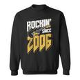 Rockin' Since 2006Intage Rock Music Fan 17Th Birthday Sweatshirt