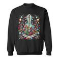 The Rocking Christmas Rock Guitar Santa Sweatshirt