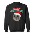 Sad Hamster With Christmas Wishes Sweatshirt