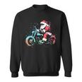 Santa Claus Motorcycle Vintage Christmas Biker Lover Sweatshirt
