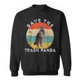 Save the Trash Panda Retro Raccoon Sweatshirt | Vintage Sunset Style