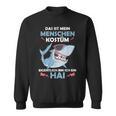 Shark Carnival Fish Costume Helau Fancy Dress Human Costume Sweatshirt