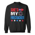 She's My Firecracker Matching 4th Of July Shirts For Couples Sweatshirt
