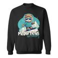 Skiing Cat Winter Sports Adventure Downhill Fun Sweatshirt