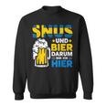 Snus Darum Bin Ich Hier Swedish Chewing Tobacco Sweatshirt