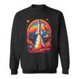 Space Travel With Space Shuttle Rocket Astronaut Dream Sweatshirt