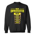 Spielothek Spielhalle Risikoleiter Meine Erfolgsleiter Sweatshirt