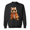 Squirrel With Sunglasses Animal Lovers Cute Rodent Sweatshirt