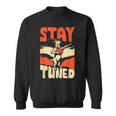 Stay Tuned Mountain Goat Banjo Music Bluegrass Sweatshirt