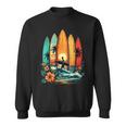 Surfboarder Hawaii Wave Surfing Beach Surfer Sweatshirt