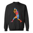 Tennis Player Colourful Children's Tennis Player Boys' Sweatshirt