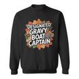Thanksgiving Food Gravy Boat Captain Premium Sweatshirt
