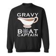 Thanksgiving Gravy Boat Captain I Love Gravy Premium Sweatshirt