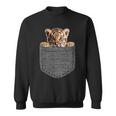 Tiger In Chest Pocket Sweatshirt