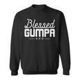 Vintage Blessed Gumpa Happy Father's Day Dad Grandpa Men Sweatshirt