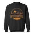 Vintage Boyd Montana Mountain Hiking Souvenir Print Sweatshirt