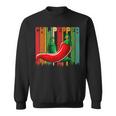 Vintage Chili-Peppers Red Hot Vintage Vegetable Peppers Sweatshirt
