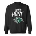 Vintage Let’S Hunt Eagles Retro Hunting Sweatshirt