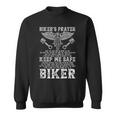 Vintage Motorcycle Biker Biker's Prayer Biking Motorcycling Sweatshirt