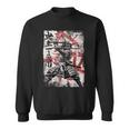 Vintage Samurai Mask Asia Japan Graffiti Tokyo Samurai Sweatshirt