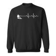 Wakeboard Heartbeat Sea Water Sports Wakeboarding Surfing Sweatshirt