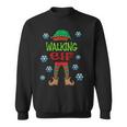 Walkers Lazy Christmas Costume Walking Elf Sweatshirt