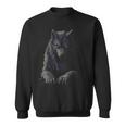 Werewolf Mythical Motif Fantasy Illustration Werewolf Sweatshirt