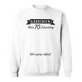 70Th Birthday 70 Years Guest Book Guest List Party Sweatshirt