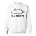 Chat Humour Cadeau Chat M'épuise Sweater e