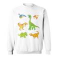 Children's Dinosaur Popular Dinos With Name Sweatshirt