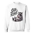 Cute Feral Panda Raccoon Costume Sweatshirt - Fun Animal Theme
