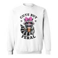 Cute Feral Raccoon Sweatshirt - Small - Vibrant & Playful Design