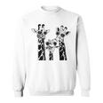 Giraffe Family Matching Summer Sunglasses Vacation Safari Sweatshirt