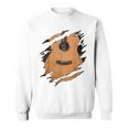 With Guitar Acoustic Music Guitarist Musician Blue Sweatshirt