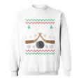 Happy Hockeydays Ice Hockey Fan Ugly Christmas Sweater Sweatshirt