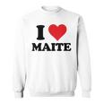 I Heart Maite First Name I Love Personalized Stuff Camisa de entrenamiento