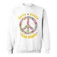 Hippie Acidhead Peace Hippi Hippy Peace Sweatshirt