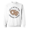 With Hognose Snakes Hognose Snake Owner Hognose Snake Lover Sweatshirt
