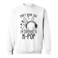 Ich Kann Dich Nicht Hören Ich Hörre Zu Kpop Rabbit K-Pop Gray Sweatshirt