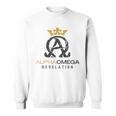 Jesus Christ Alpha And Omega Book Revelation Sweatshirt