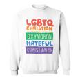 LGBTQ Christian Is Not An Oxymoron LGBT Pride Premium Sweatshirt