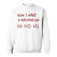 Now I Have A Machine Gun Ho Ho Ho Ho Sweatshirt