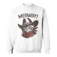 Meowdy Cat Cowboy Cat Country Western Cat Sweatshirt